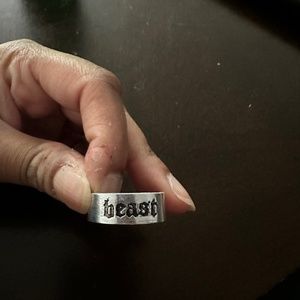 Beauty and the Beast promise rings